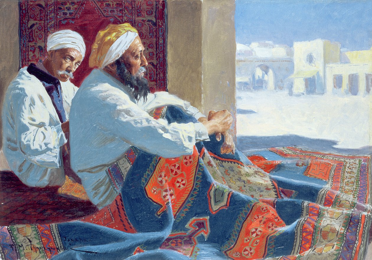 Teppeselgerne, ca. 1915 av Feliks Michal Wygrzywalski