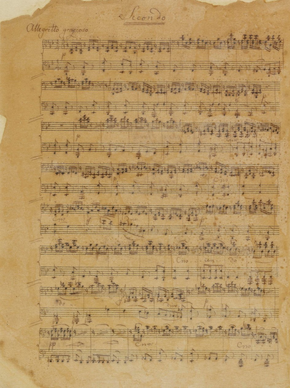 Sang uten ord for pianoet med fire hender av Felix Bartholdy Mendelssohn