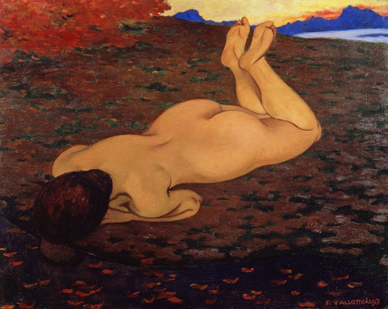 Kilden, 1897 av Felix Edouard Vallotton