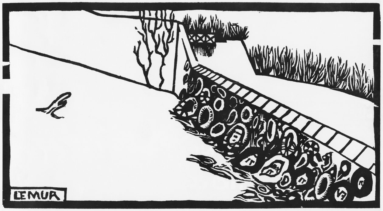 Veggen av Felix Edouard Vallotton