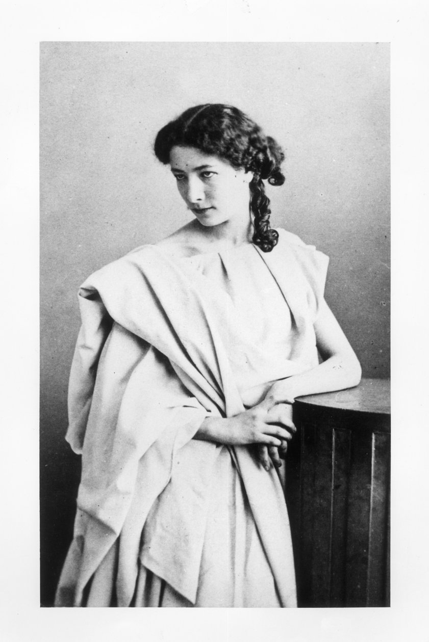 Sarah Bernhardt (1844-1923) i rollen som Junie i 