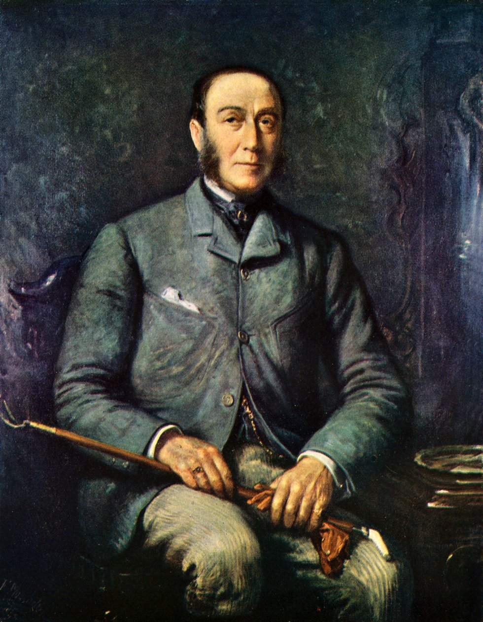 James Roosevelt - portrett av Felix Stone after Moscheles