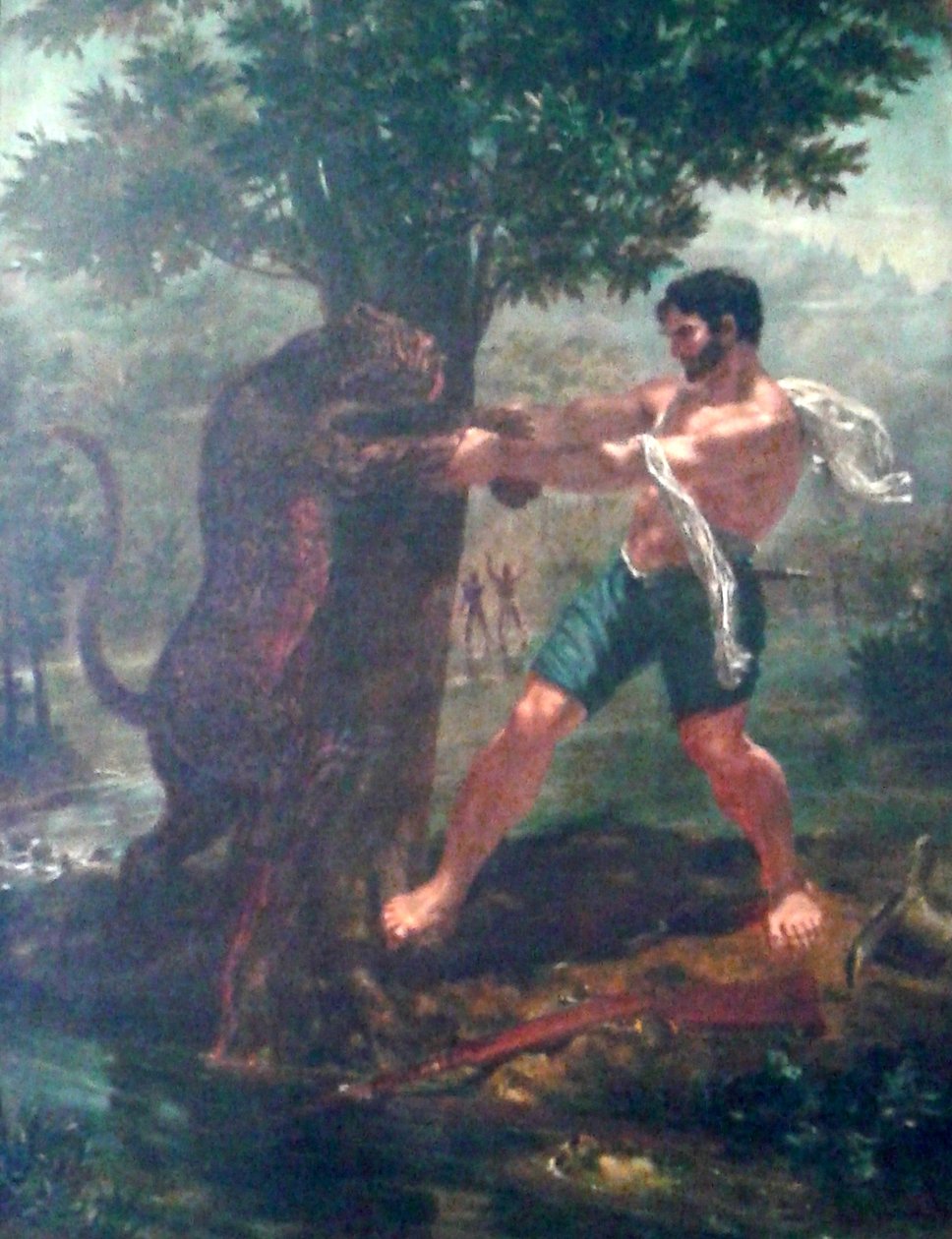 Jegeren og jaguaren av Felix Taunay, Baron of Taunay