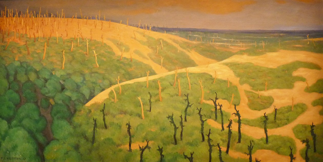 Bois de la Gruerie og Meurissonsn -kløften av Felix Edouard Vallotton