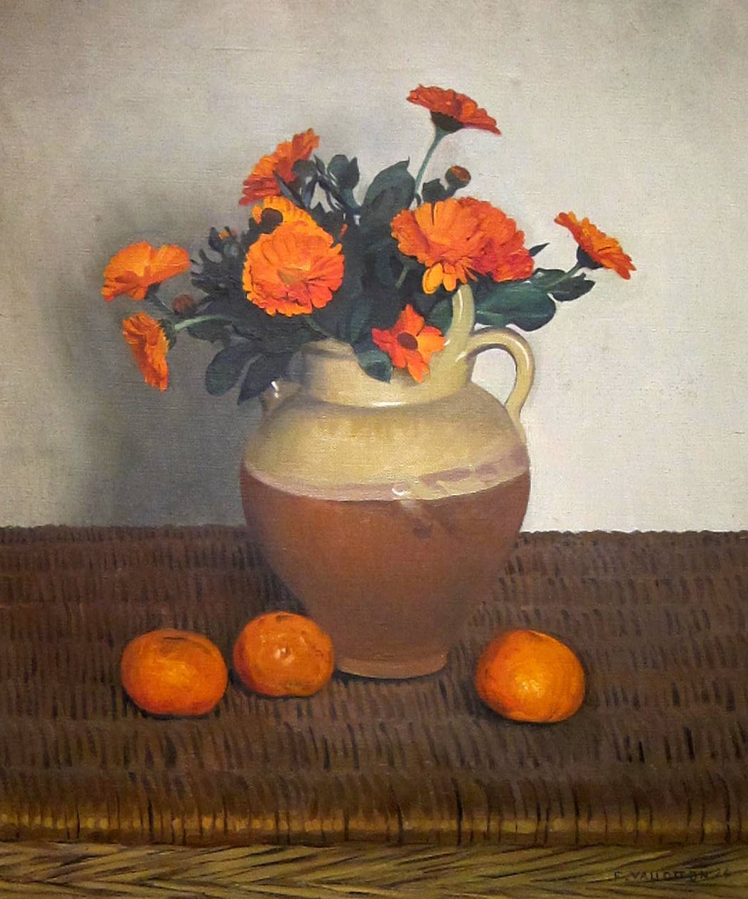 Marigolds og Tangerines av Felix Edouard Vallotton