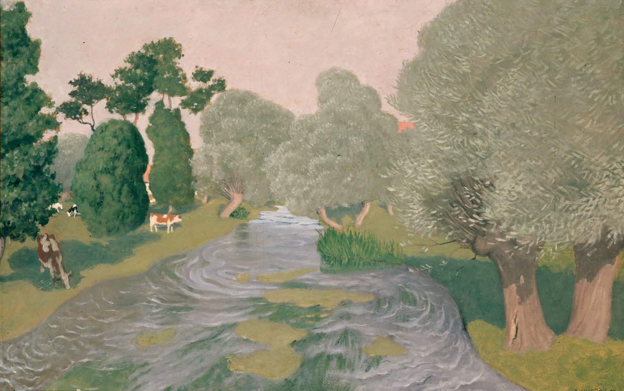 Landskap. Arques-la-Bataille av Felix Edouard Vallotton