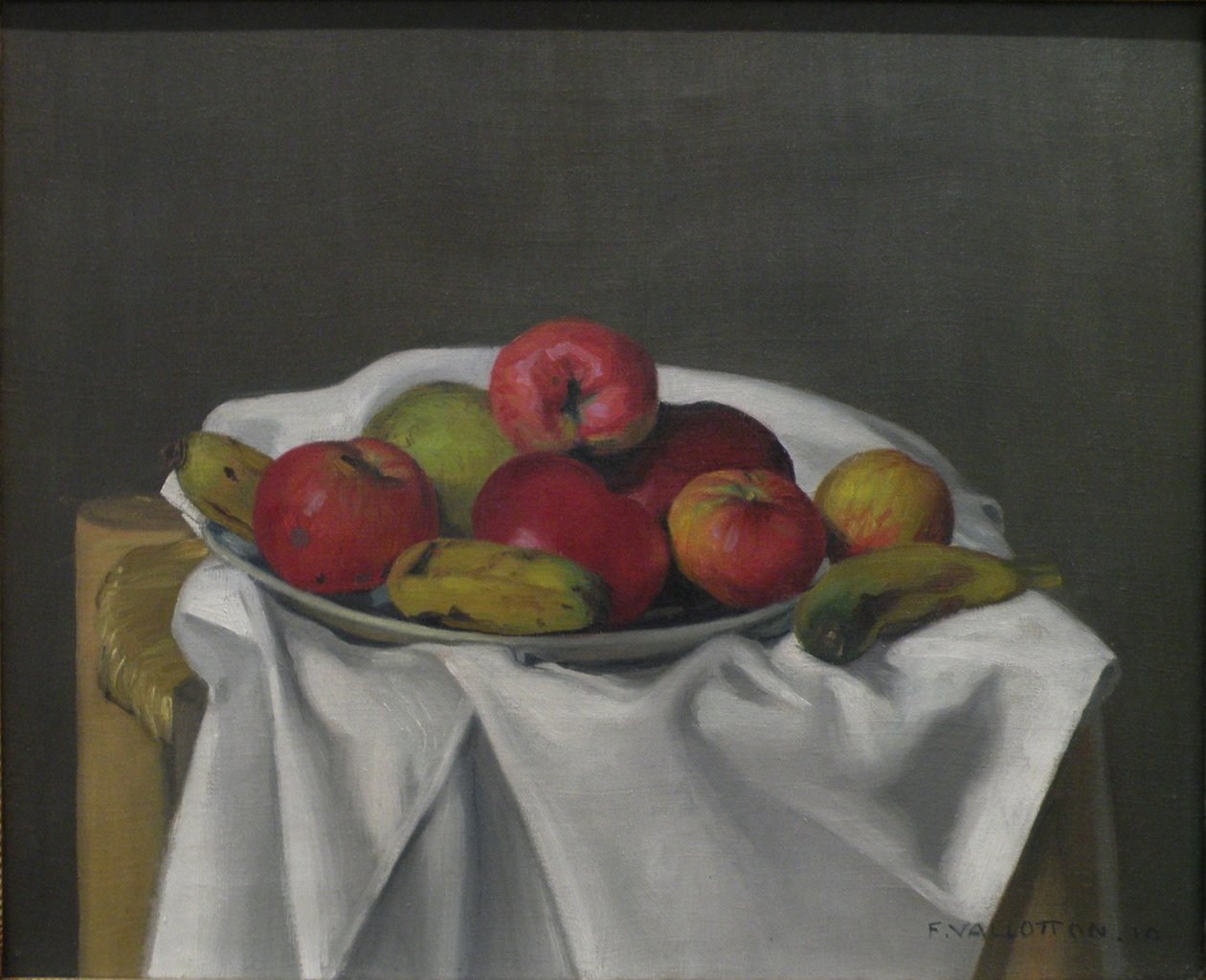 Stilleben med epler av Felix Edouard Vallotton