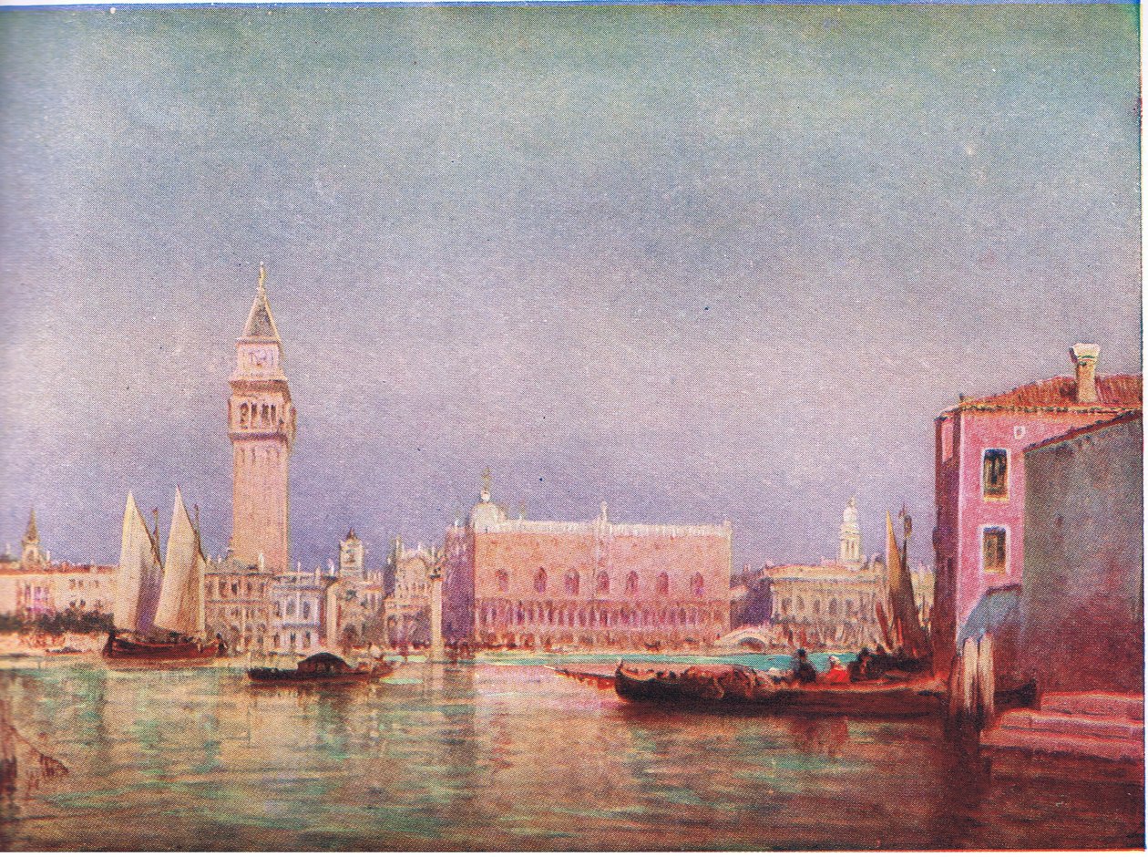 Venezia av Félix Ziem