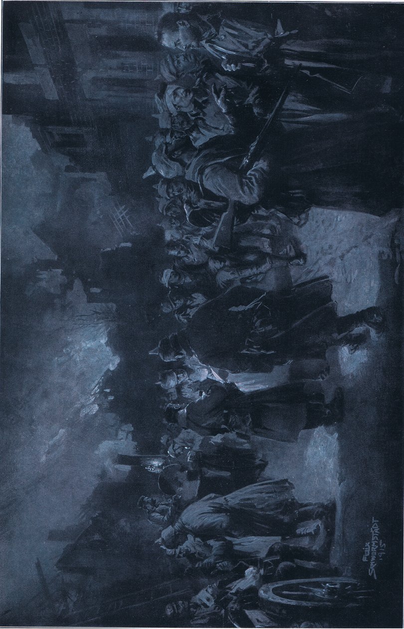 En pause i kampene, fra Hindenburg utgitt av Daterlandijrcher Derlag & H Weller Berlin av Felix (after) Schwormstadt