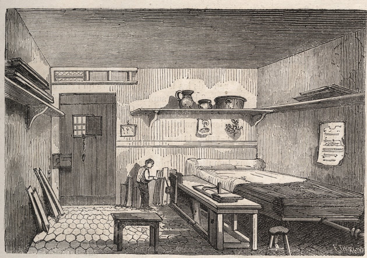 Paris - Prison de la Petite Roquette (prison for women and adolescents) - av Felix (after) Thorigny