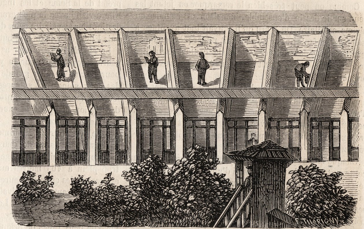 Paris - Prison de la Petite Roquette (prison for women and adolescents) - av Felix (after) Thorigny