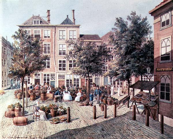Det lille grønnsaksmarkedet i Haag av Felix Bartholdy Mendelssohn