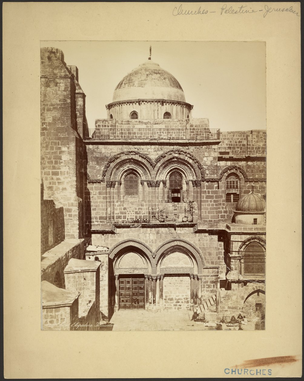 Den hellige grav, Jerusalem av Félix Bonfils