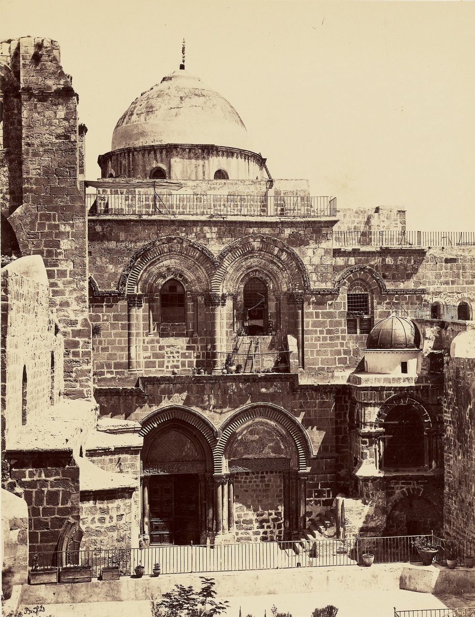 Den hellige grav - Jerusalem av Félix Bonfils