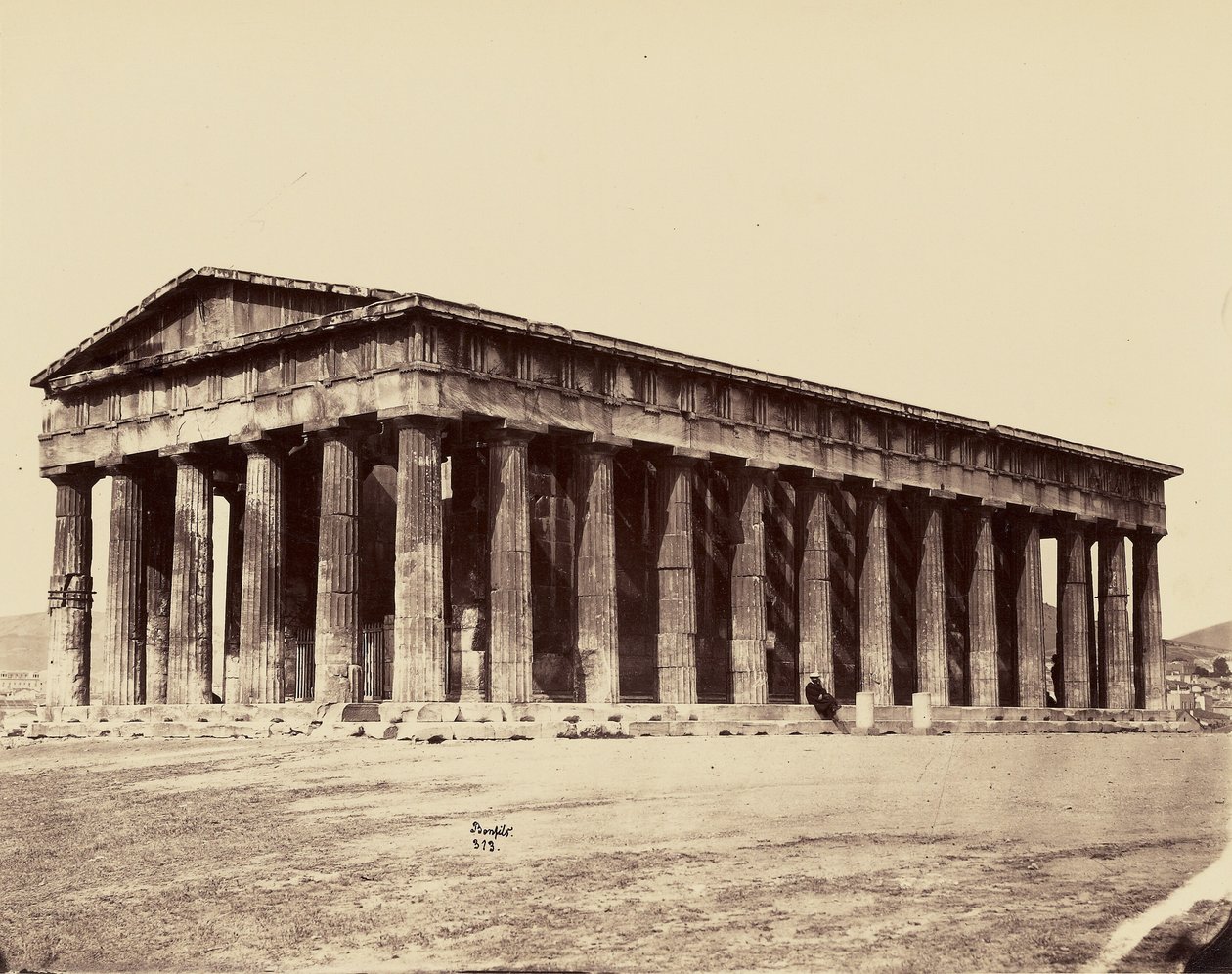 Thesevs tempel - Athen. [Hefaistion] av Félix Bonfils