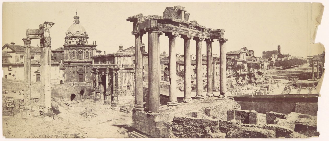 Forum Romanum av Félix Bonfils