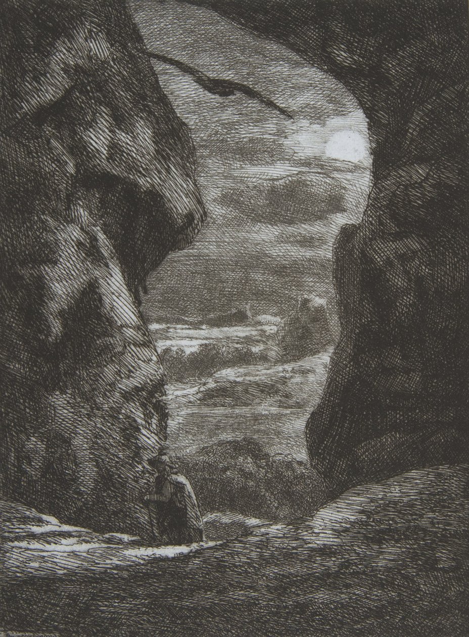 Farvel til Karpatz, 1857. av Felix Bracquemond