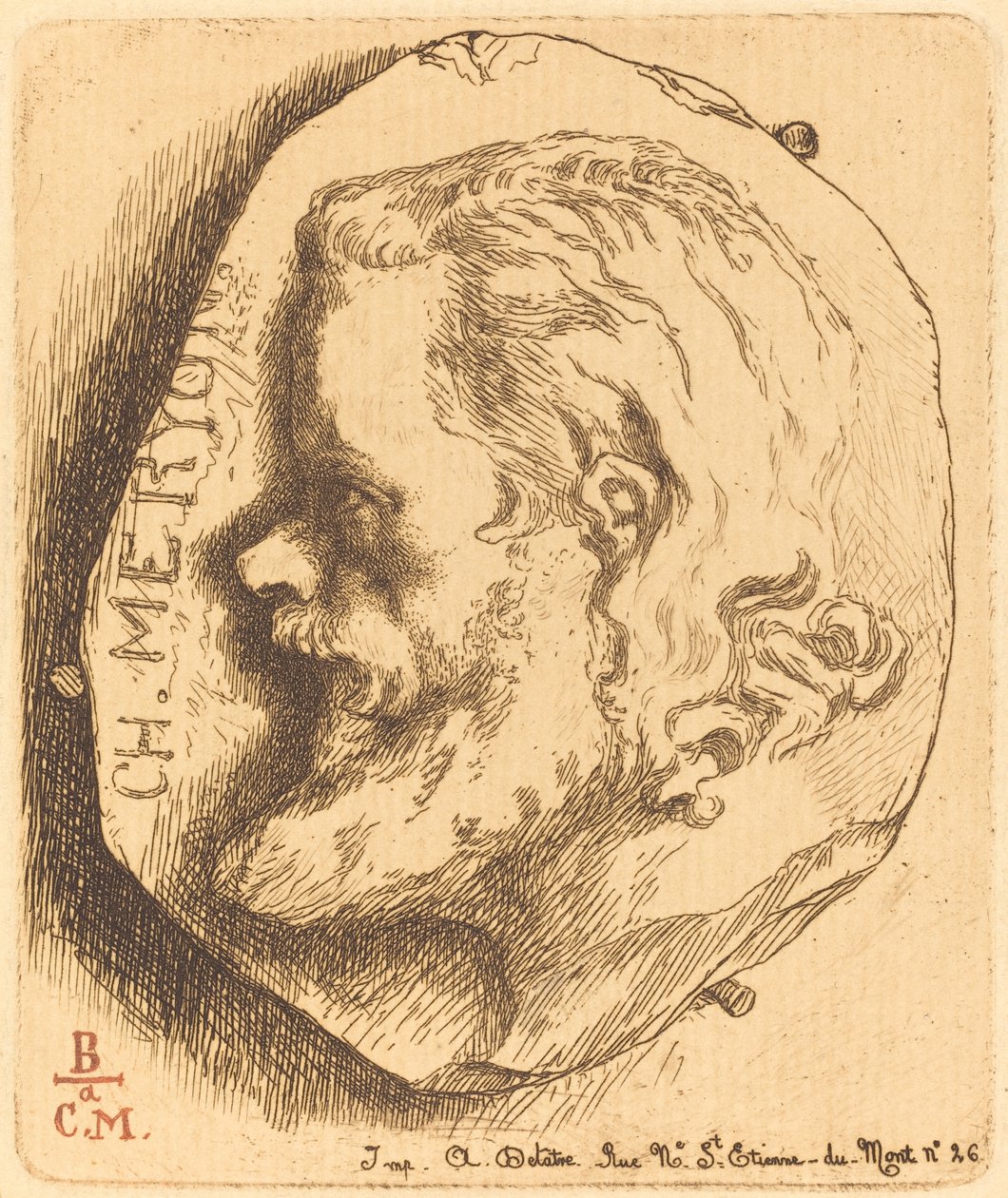 Charles Meryon av Felix Bracquemond