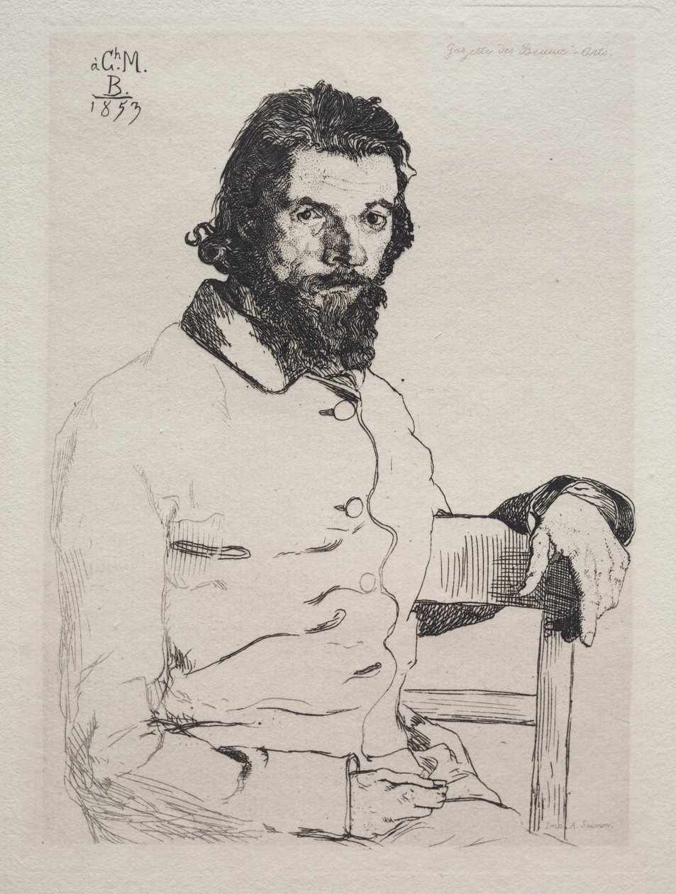 Charles Méryon av Felix Bracquemond
