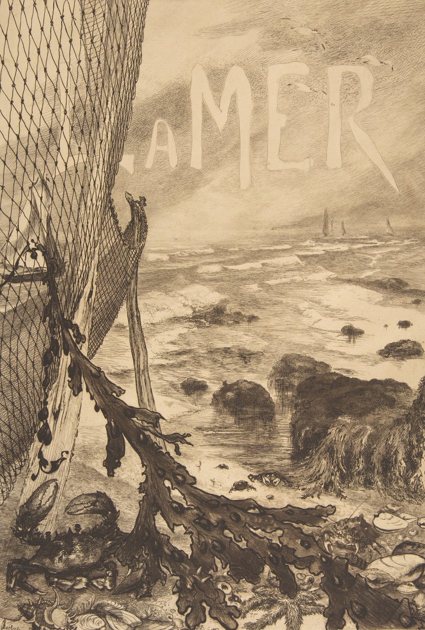 Havet, 1850-1914. av Felix Bracquemond