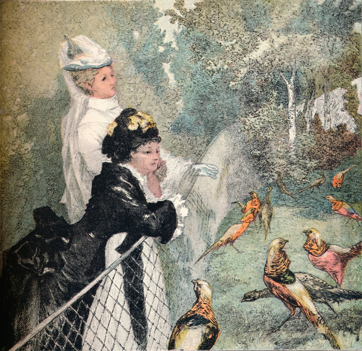 DAcclimatation Garden, c1895 av Felix Bracquemond