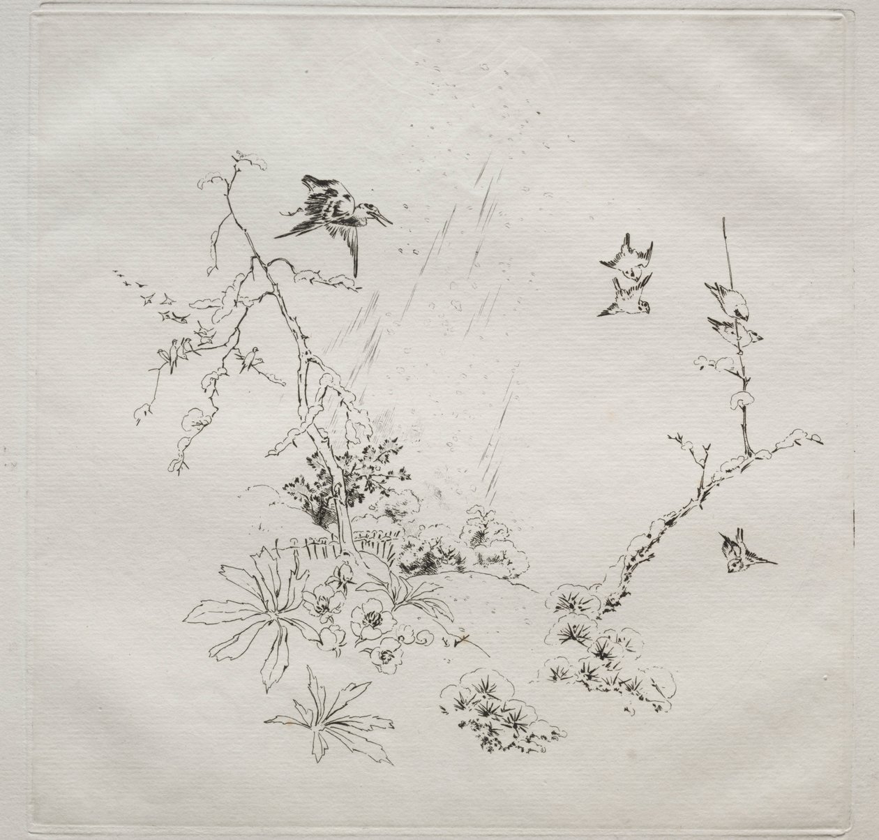 Parisian Service Haviland service: Snø nr. 6, 1875. av Felix Bracquemond