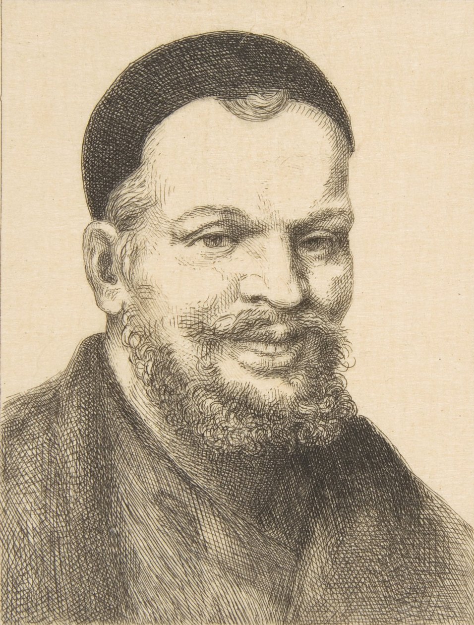 Portrett av Rabelais, 1868. av Felix Bracquemond