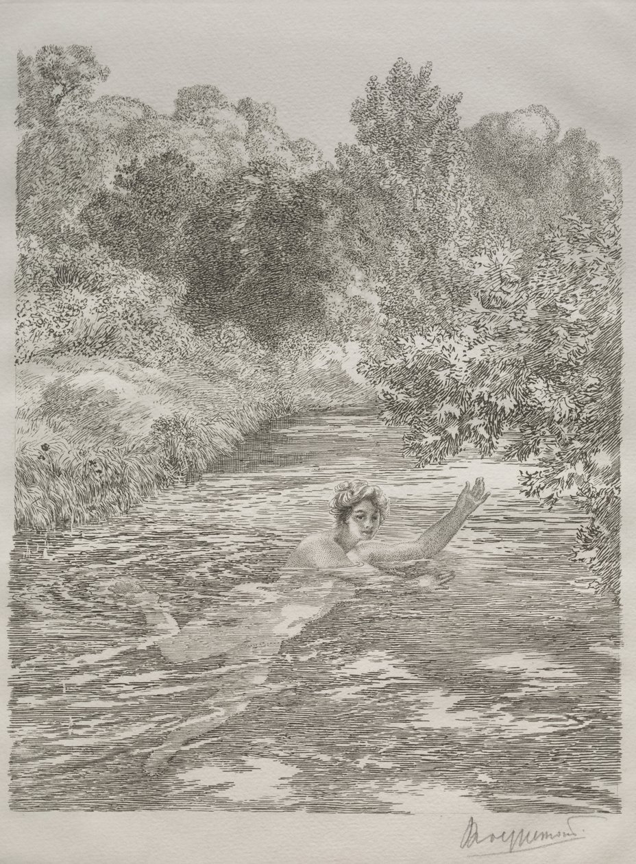 Baderen av Felix Bracquemond
