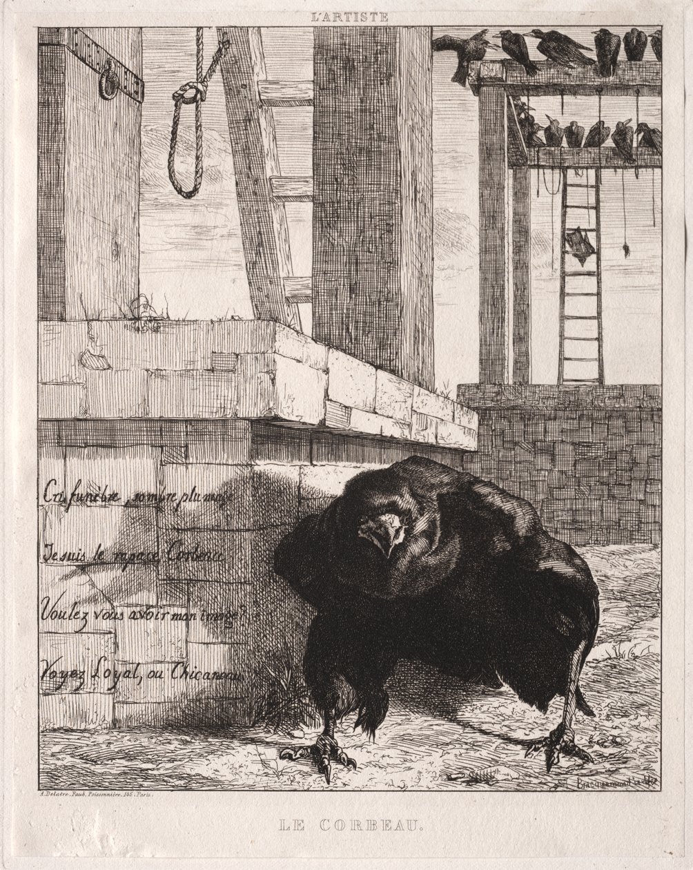 Ravnen av Felix Bracquemond