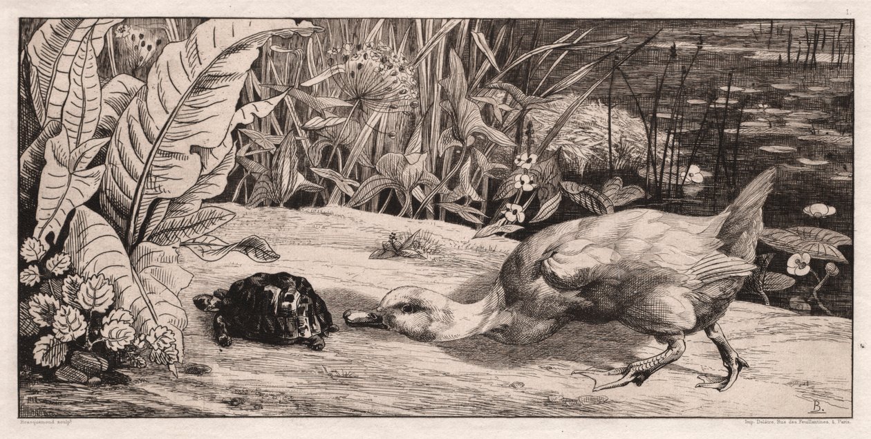 Det ukjente, 1862. av Felix Bracquemond