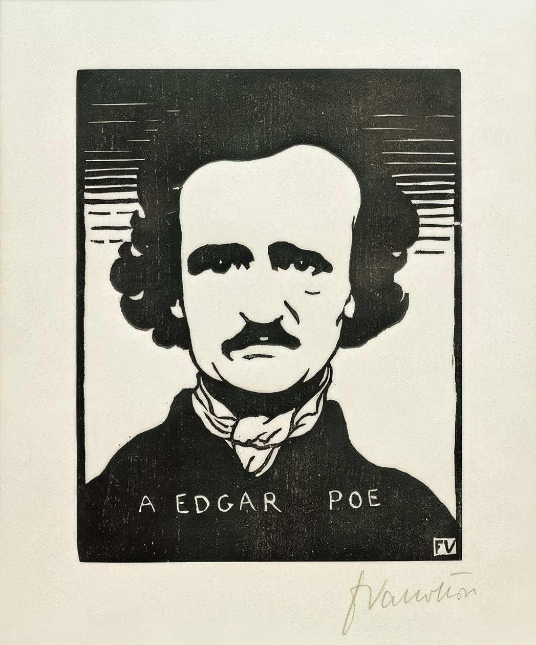En Edgar Poe av Felix Edouard Vallotton