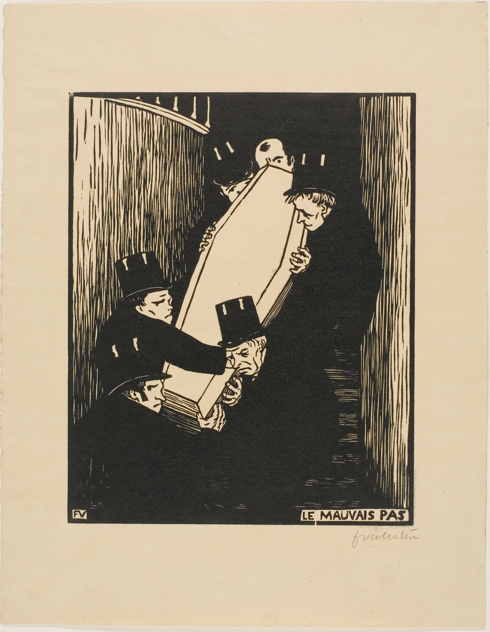 Et stramt hjørne av Felix Edouard Vallotton