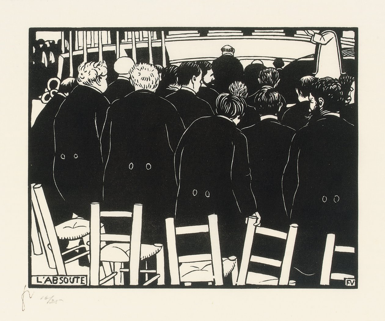 Absolution av Felix Edouard Vallotton