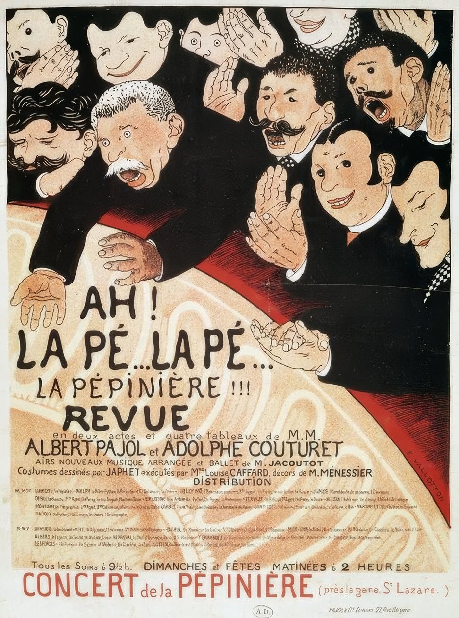 Ah! la Pé... la Pé .. la Pépiniére av Felix Edouard Vallotton