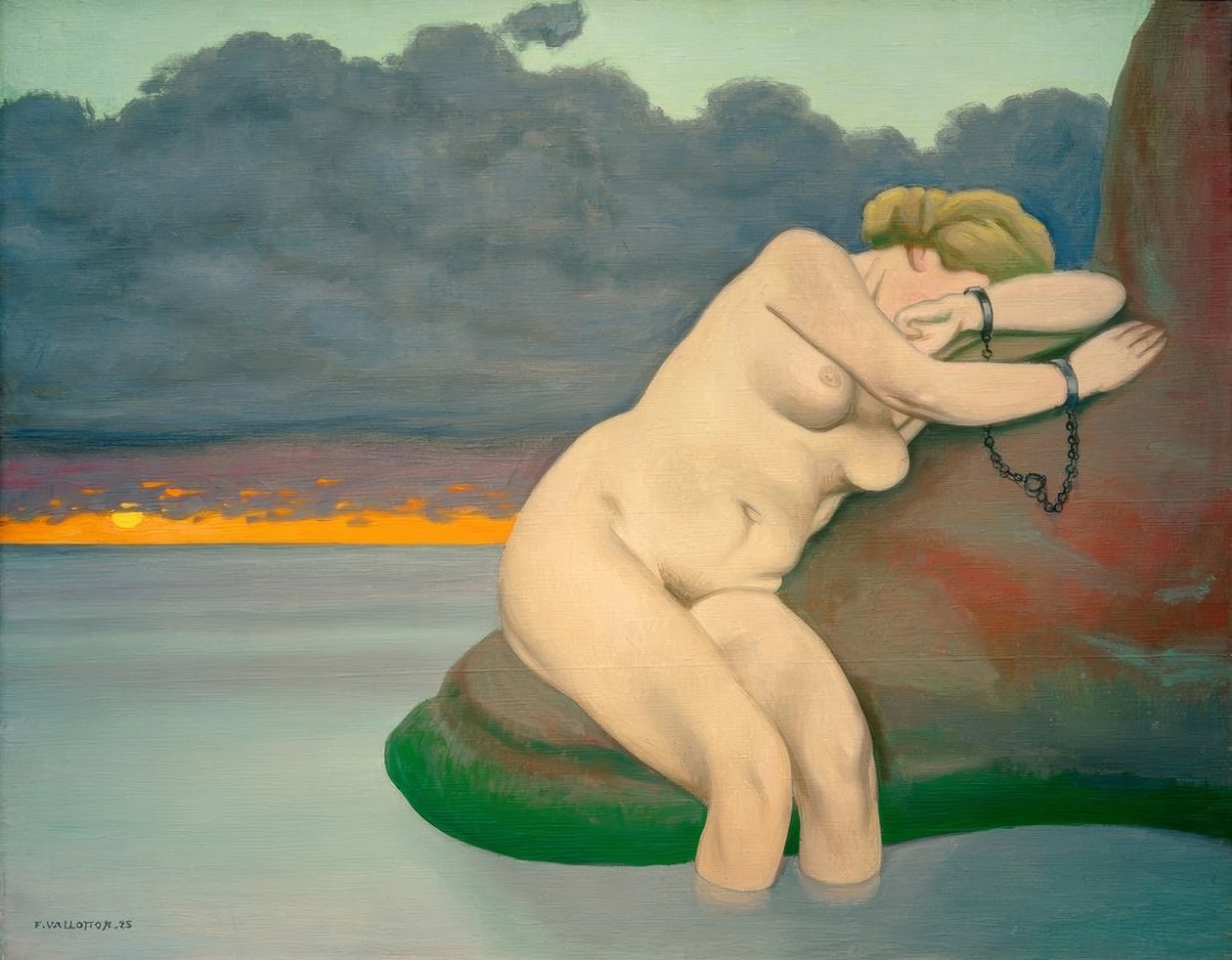 Andromeda i kjeder av Felix Edouard Vallotton