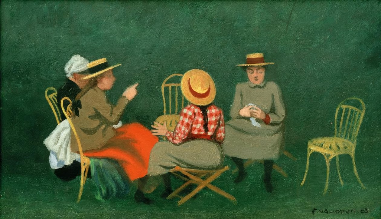 I Bois de Boulogne av Felix Edouard Vallotton