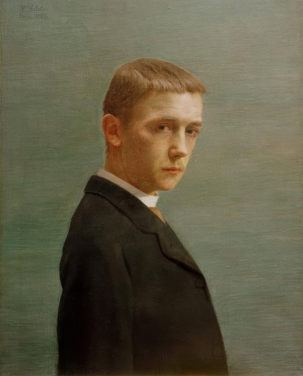 Selvportrett i en alder av tjue av Felix Edouard Vallotton