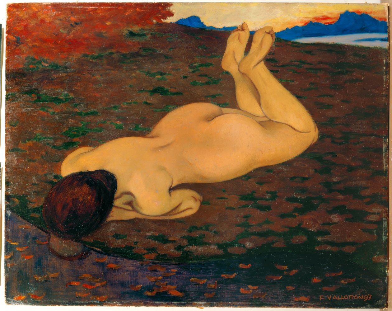 Badende eller Kilden av Felix Edouard Vallotton