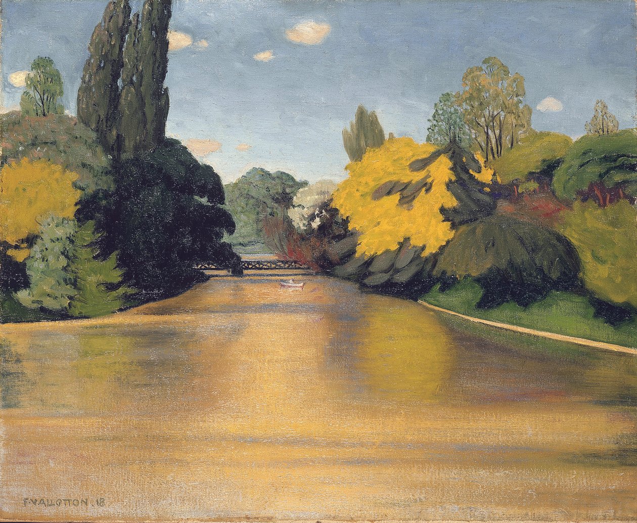 Bois de Boulogne, Las St. James, 1918 av Felix Edouard Vallotton