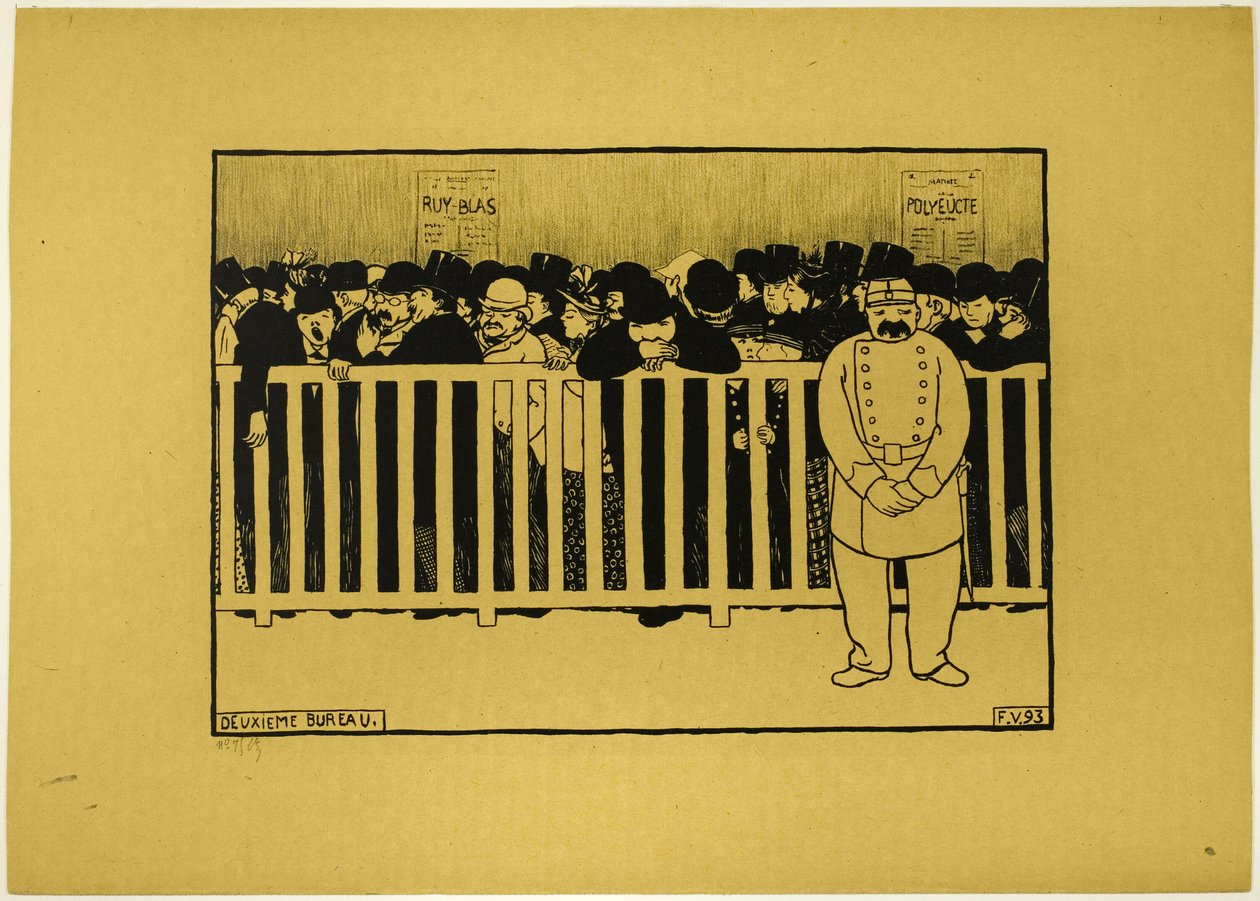 Billettluke av Felix Edouard Vallotton
