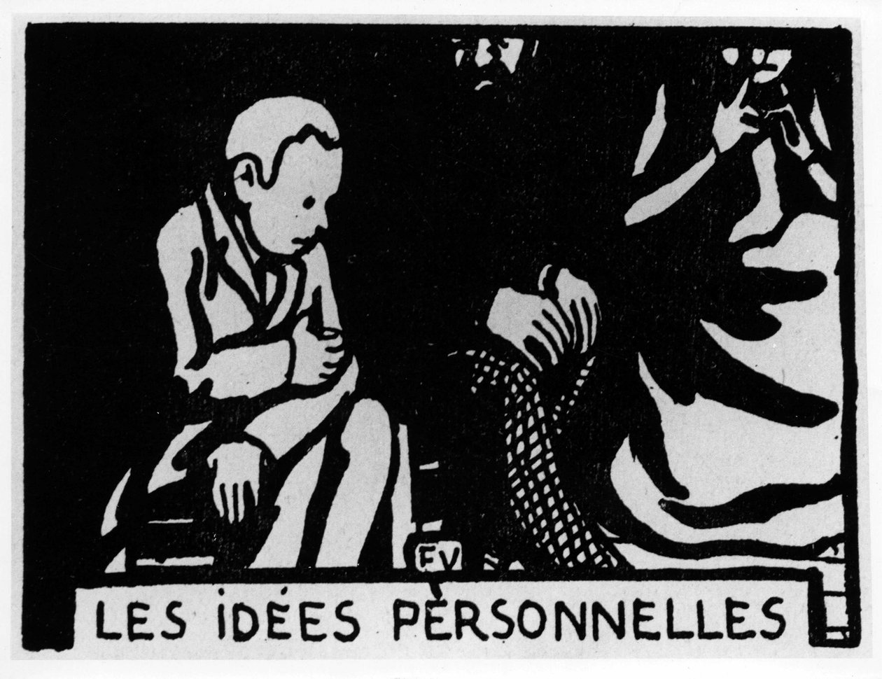 Gulrothode: "personlige ideer" skrevet av Jules Renard, red. Flammarion (illustrasjon) av Felix Edouard Vallotton