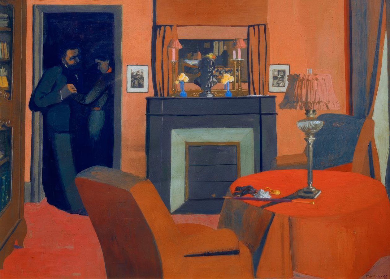 Det røde rommet av Felix Edouard Vallotton