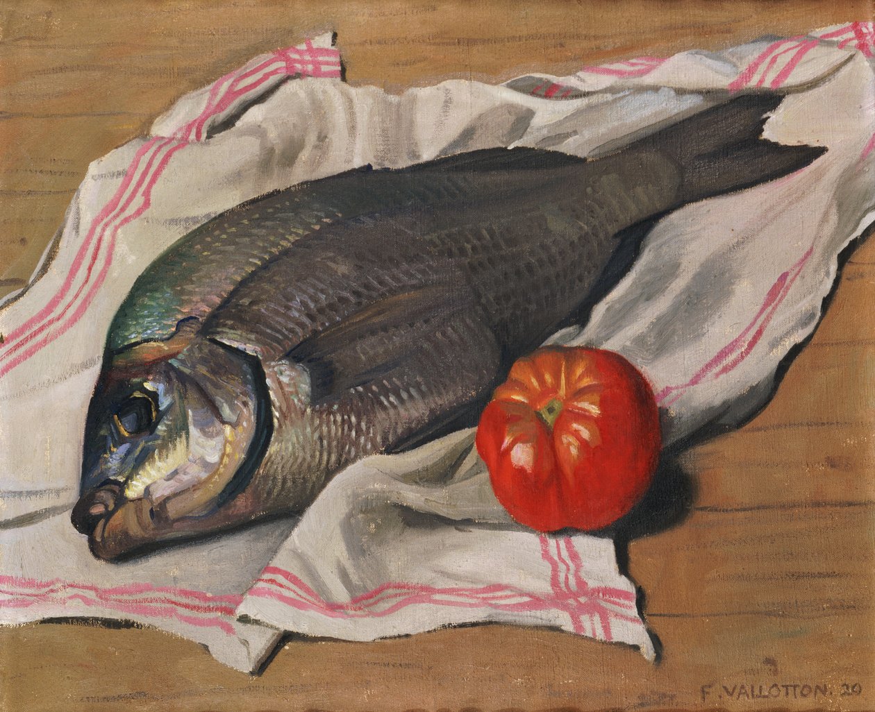 Dorade eller "John Dory", 1920 av Felix Edouard Vallotton