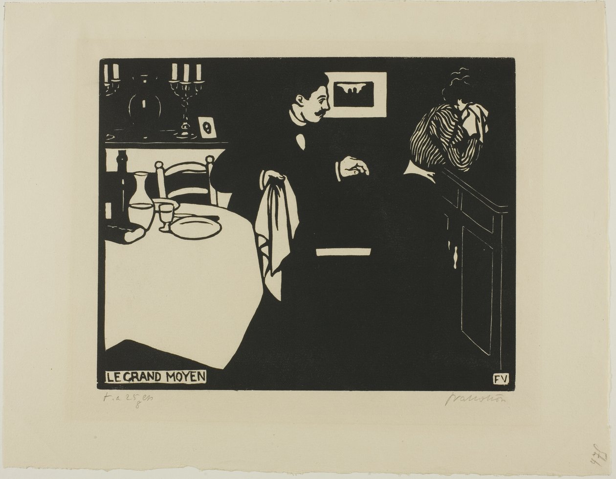 Extreme Measure, plate seks fra Intimacies av Felix Edouard Vallotton