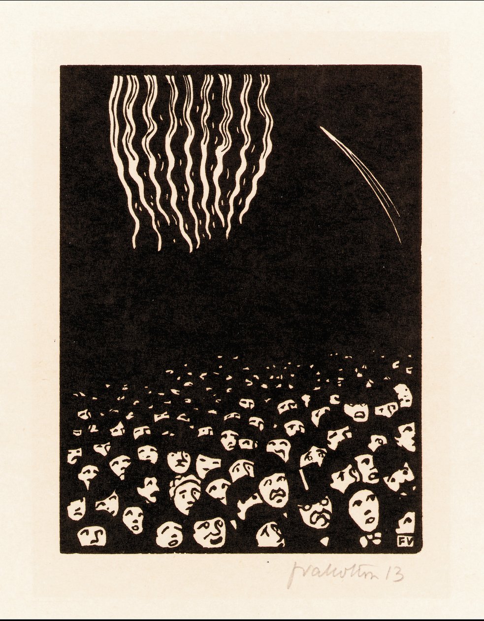 Fyrverkeri av Felix Edouard Vallotton