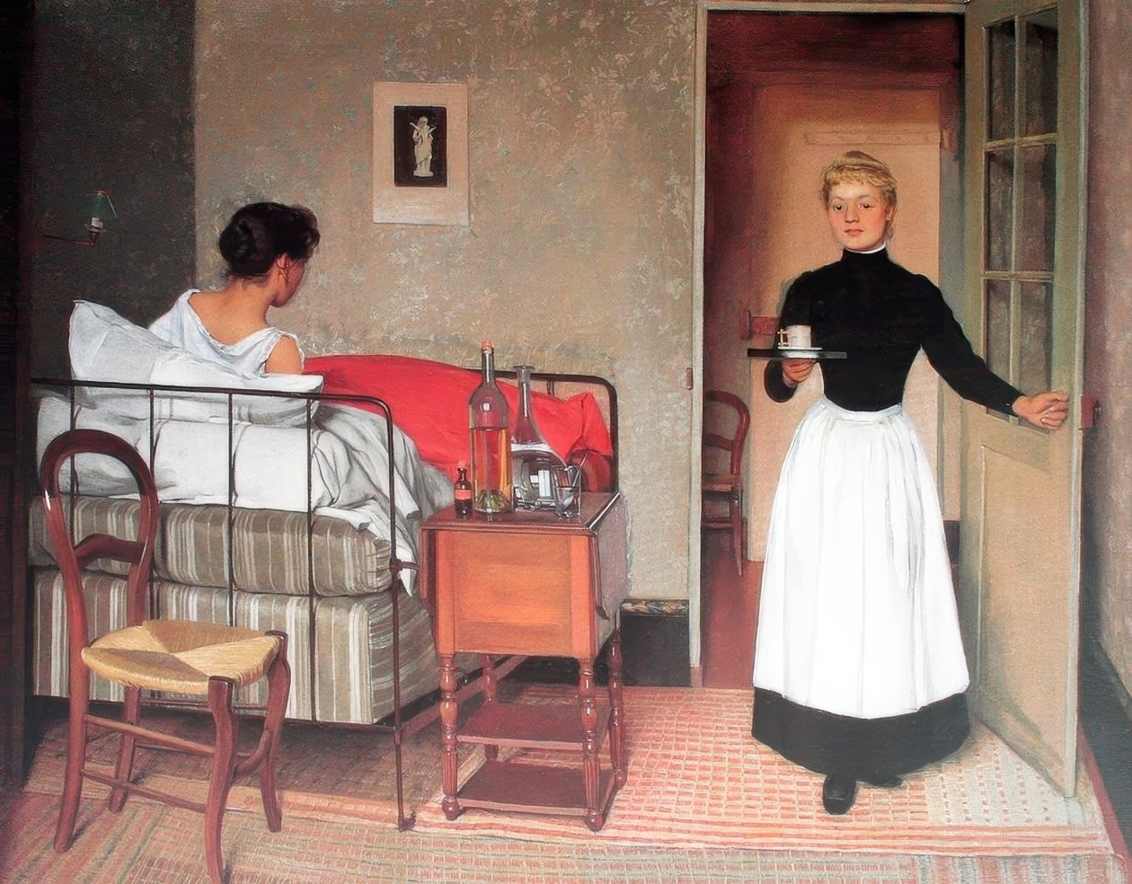 Félix Edouard Vallotton (1865 – 1925) sveitsisk maler, 1892 pasienten av Felix Edouard Vallotton