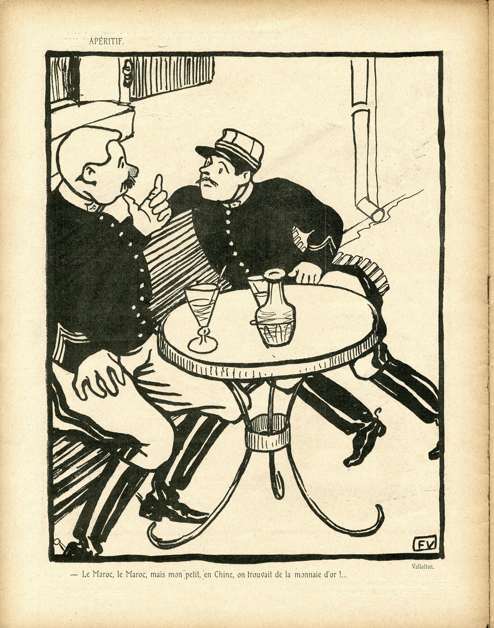 Illustrasjon av Felix dit Vallotton av Felix Edouard Vallotton