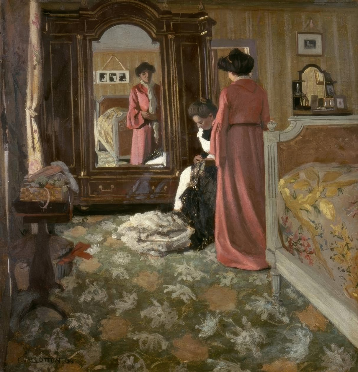 Interiør av Felix Edouard Vallotton
