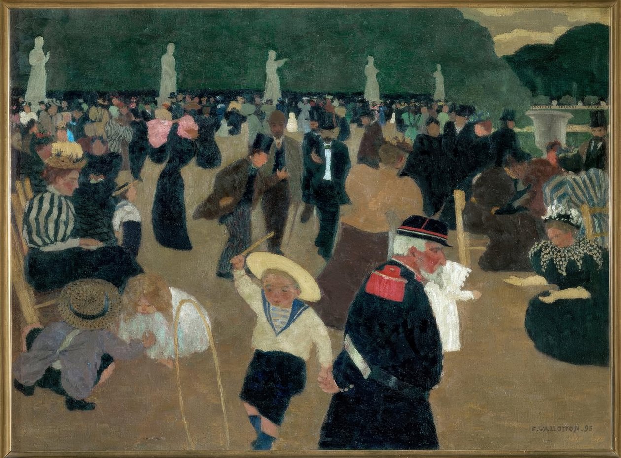 Luxembourg-hagen av Felix Edouard Vallotton