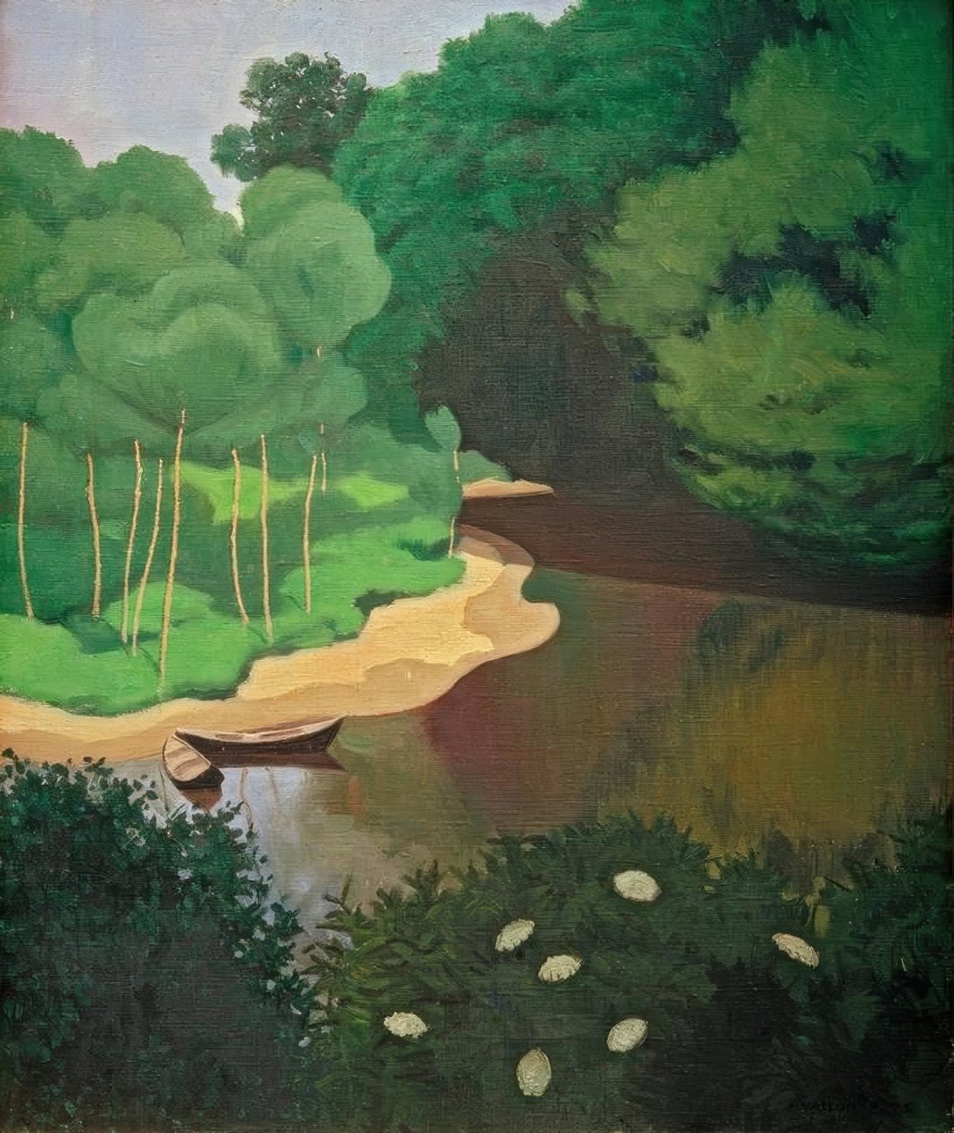 Dordogne ved Carennac av Felix Edouard Vallotton